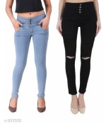 Lootkabazaar Women's Elegant Denim Jeans Combo (LWEDJC008)